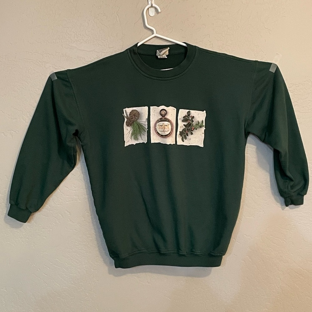 🎅🏻🎄Vintage Maze Christmas Sweatshirt, size large